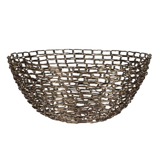 ხილის კალათა KOOPMAN A93000510 METAL GOLD