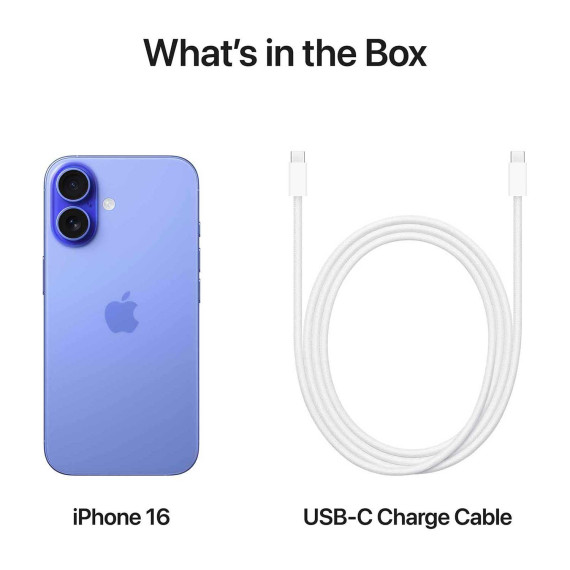 სმარტფონი APPLE iPhone 16 128GB (Ultramarine) (A3287)