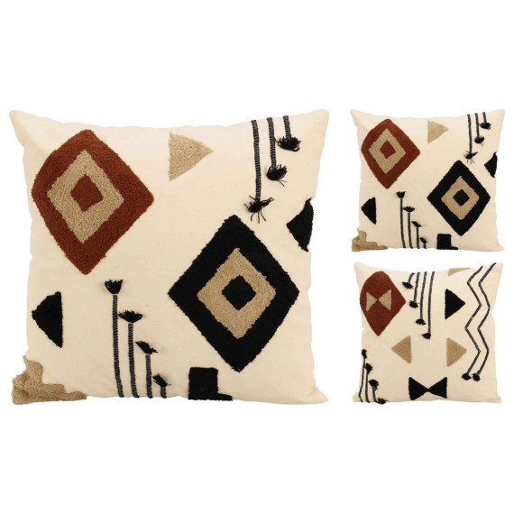 pillow KOOPMAN 45X45CM TUFTED AZTEC (918398)