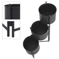 decorate objects KOOPMAN FLOWER POTS METAL 51X20X64