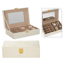 decorate objects KOOPMAN 250X160X70MM JEWELRY BOX WHITE