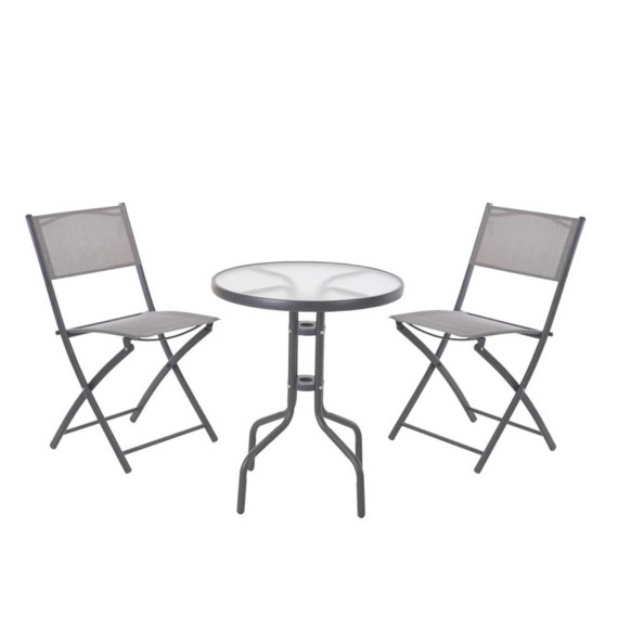 ბაღის გარნიტური KOOPMAN GARDEN FURNITURE SET 3PCS