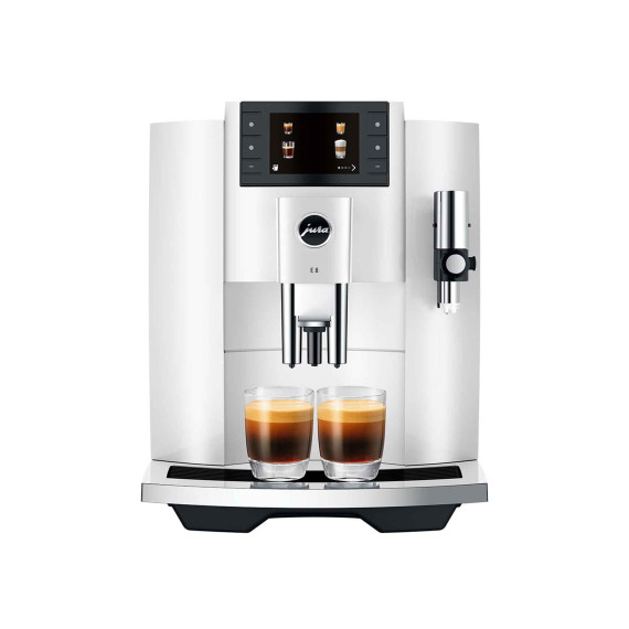 автоматические кофемашины JURA E8 PIANO WHITE