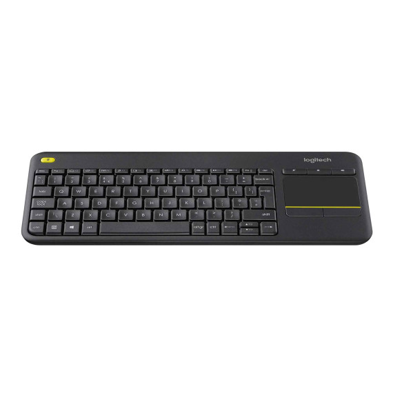 კლავიატურა LOGITECH K400 PLUS WIRELESS TOUCH (BLACK)
