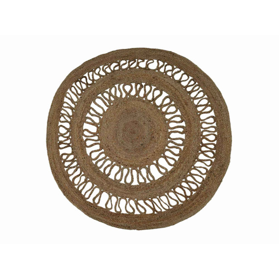 carpet KOOPMAN 120CM ROUND BRAIDED JUTE