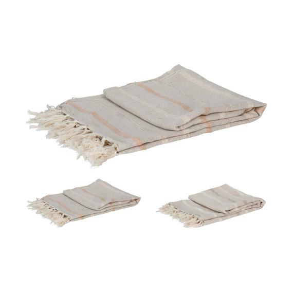 плед KOOPMAN 130X170CM THROW COTTON 2ASS