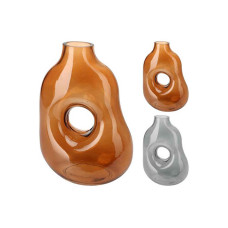 vases KOOPMAN GLASS 18X10X25CM 2ASS CL
