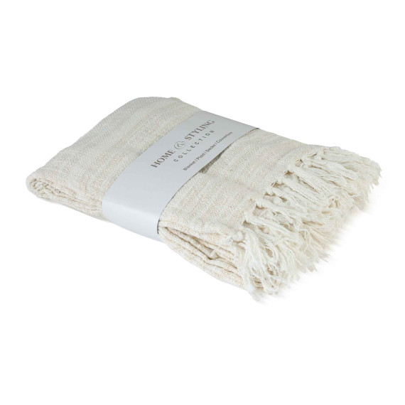 плед KOOPMAN 130X170CM THROW COTTON