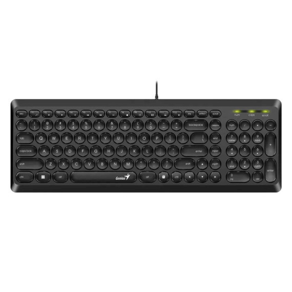კლავიატურა GENIUS SLIMSTAR Q200 USB (BK)