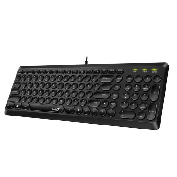 კლავიატურა GENIUS SLIMSTAR Q200 USB (BK)