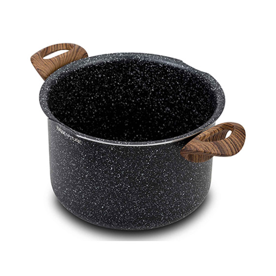 casserols NAVA 10-144-125 STONE NATURE WITH STRAINER LID 22CM