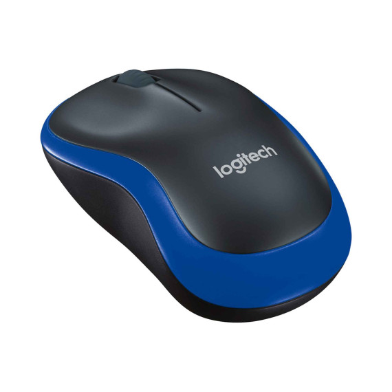 კომპიუტერული მაუსი LOGITECH M185 WIRELESS (BLUE)