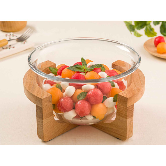 ჯამი LIMON 225559 GLASSES ON WOOD 2L (908985)