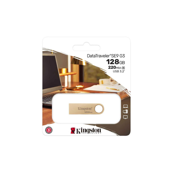 ფლეშ-დრაივერი KINGSTON DTSE9G3/128GB