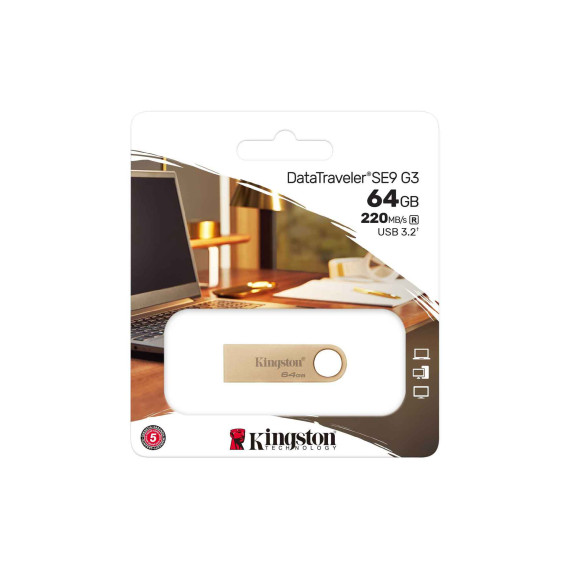 ფლეშ-დრაივერი KINGSTON DTSE9G3/64GB