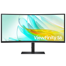 მონიტორი SAMSUNG ViewFinity S6 34 UWQHD LS34C650VAIXCI