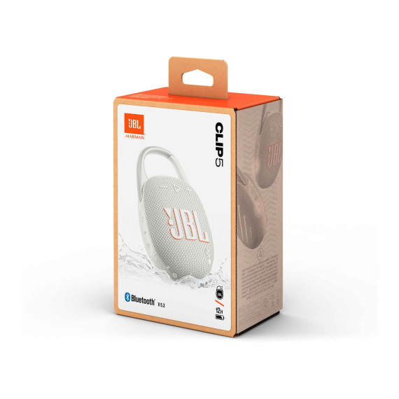 bluetooth speaker JBL Clip 5 (WH)