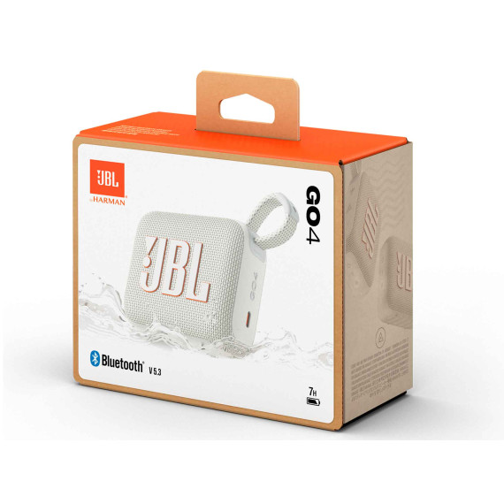 bluetooth speaker JBL GO 4 (WH)