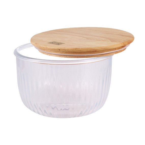 ჯამი LIMON 217659 GLASSES W/LID WOOD 970ML (907865)