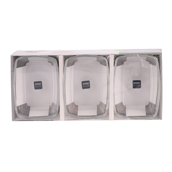 ჯამი LIMON 222500 GLASSES RECTAN.SMALL SET 6PC (908398)
