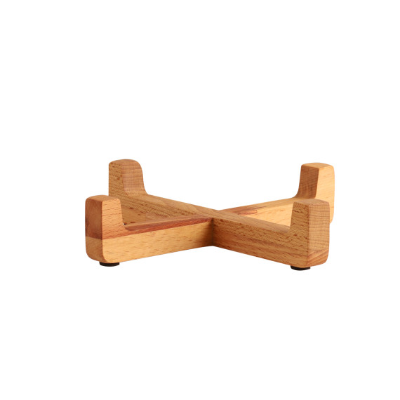 ჯამი LIMON 216359 GLASSES SERVING PLATE ON WOOD STAND (908145)