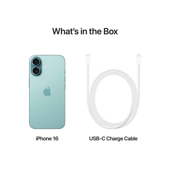 смартфон APPLE iPhone 16 128GB (Teal) (A3287)