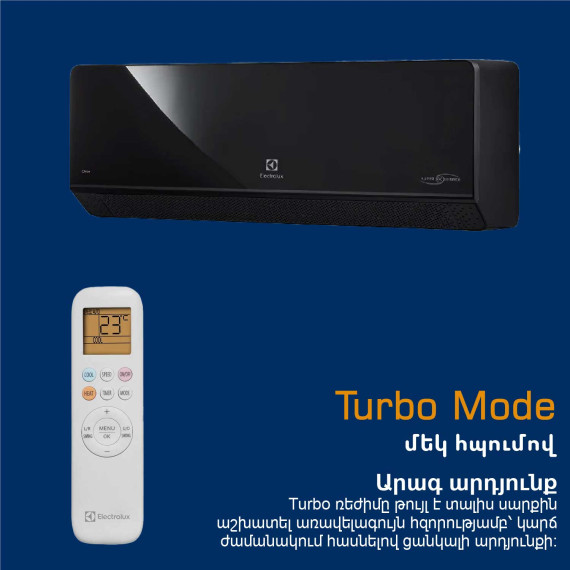 air conditioner ELECTROLUX Onix Super DC EACS/I-18HIX-BLACK/N8