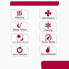 air conditioner LG DUALCOOL I12CFH (T)