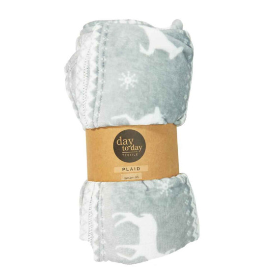 პლედი KOOPMAN 200X150CM FLANNEL 3ASS