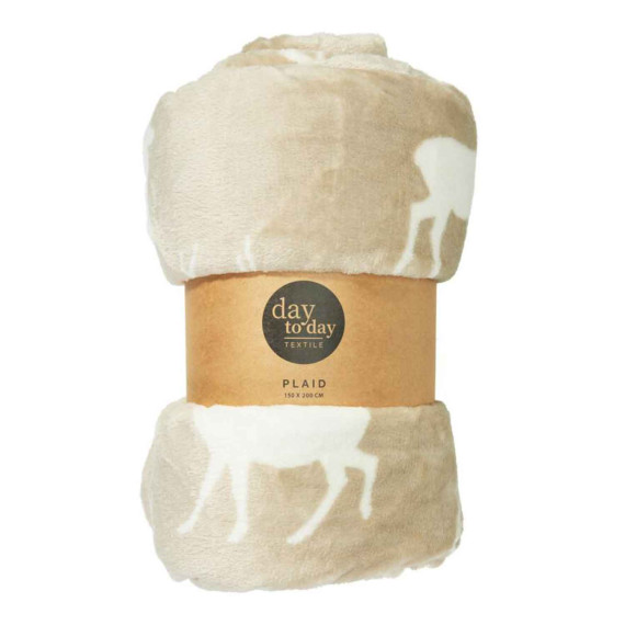 პლედი KOOPMAN 200X150CM FLANNEL 3ASS