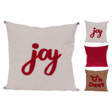 подушка KOOPMAN 45X45CM TEDDY 3ASS