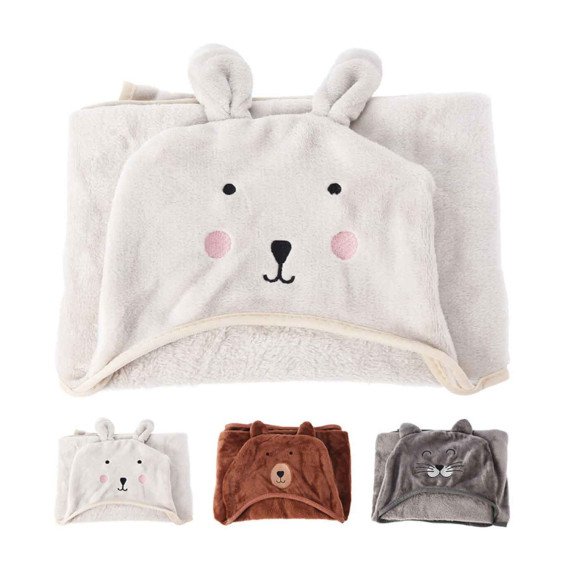 პლედი KOOPMAN 70X100CM FLEECE 3ASS