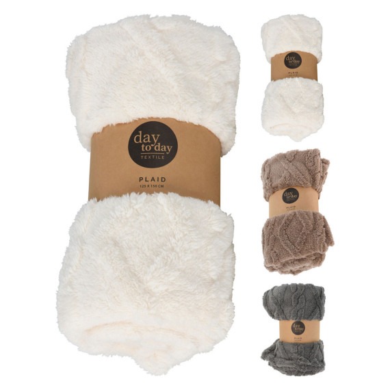 პლედი KOOPMAN BLANKET KNOT DESIGN 150X125CM