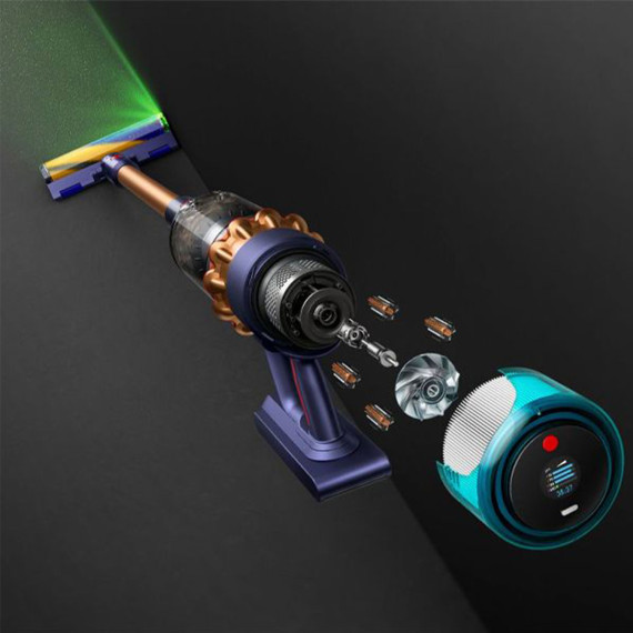 беспроводной пылесос DYSON SV23 GEN5DT ABS MIDNIGHTBLUE/COOPER