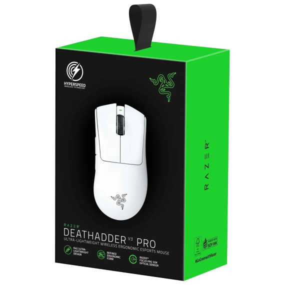კომპიუტერული მაუსი RAZER DeathAdder V3 Pro (White)