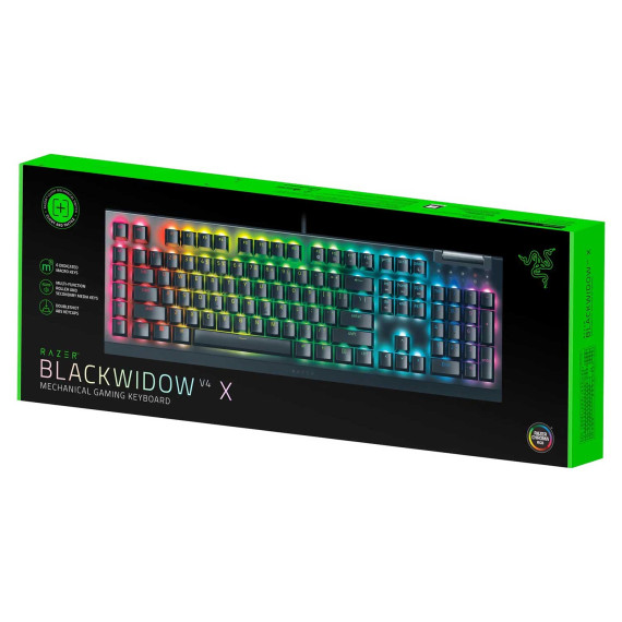 კლავიატურა RAZER BlackWidow V4 X (Green Switches)