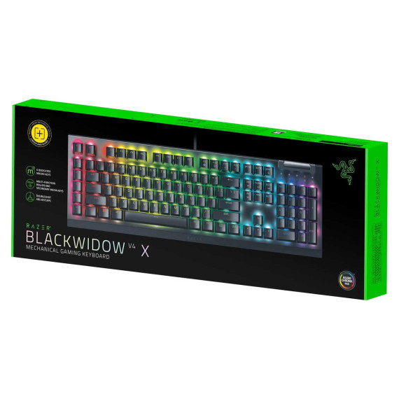 კლავიატურა RAZER BlackWidow V4 X (Yellow Switches)