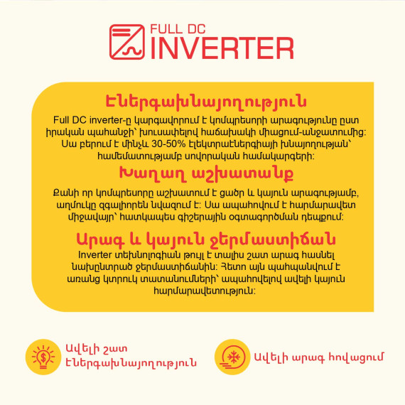 კონდიციონერი BERG CRYSTAL SNOW BGAC/I-18 (T)