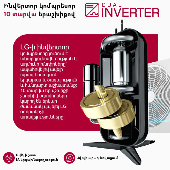 კონდიციონერი LG I12CGH (T)