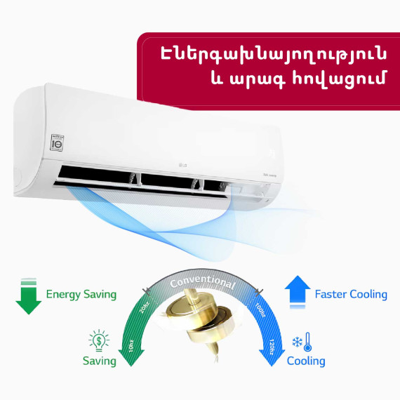 კონდიციონერი LG I18CGH (T)