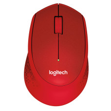компьютерные мыши LOGITECH M330 SILENT PLUS WIRELESS (RED)
