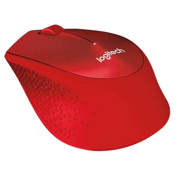 компьютерные мыши LOGITECH M330 SILENT PLUS WIRELESS (RED)