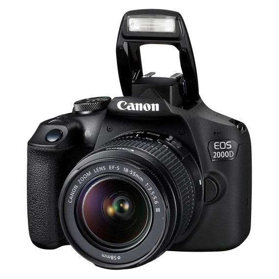 цифровая фотокамера CANON EOS 2000D EF-S 18-55 IS III KIT (BK)