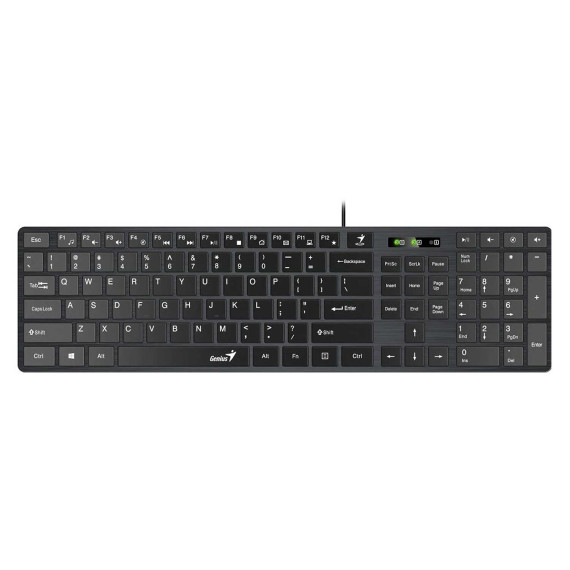 კლავიატურა GENIUS SLIMSTAR C126 USB (BK)