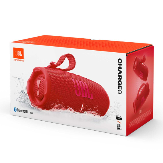 bluetooth დინამიკი JBL Charge 6 (Red)