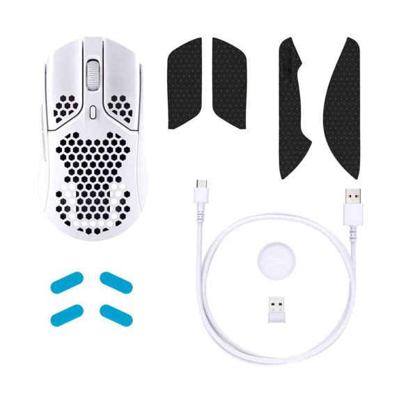 კომპიუტერული მაუსი HYPERX PULSEFIRE HASTE (WHITE) (4P5D8AA)