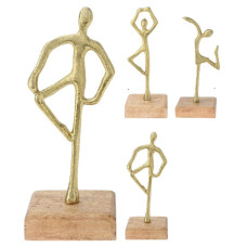 декоративные акссесуары KOOPMAN STATUE 21CM 3ASS GOLD (130639)