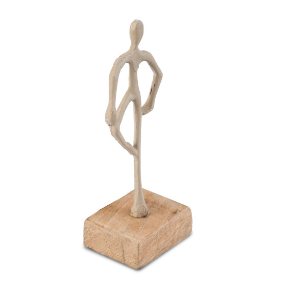 декоративные акссесуары KOOPMAN STATUE 21CM 3ASS TAUPE (F7) (131018)
