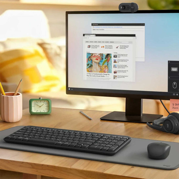 კლავიატურა LOGITECH MK250 Compact BL Combo (Graphite)