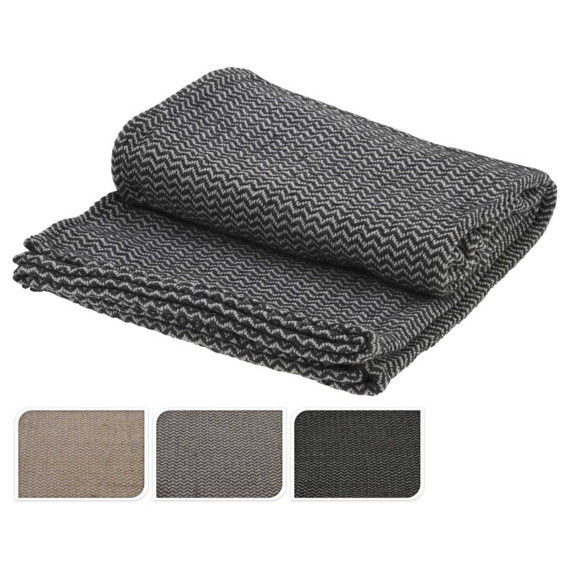 პლედი KOOPMAN 130X160CM THROW 3ASS CLR (797900)